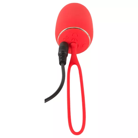 SMILE - œuf vibrant sans fil rechargeable - rouge