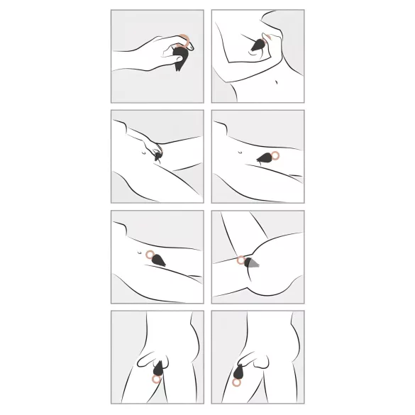 Belou - vibromasseur clitoridien étanche rechargeable - noir