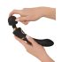 Baguette Cléopâtre - masseur vibrant étanche rechargeable (noir)