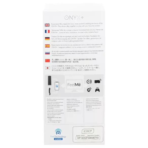 Kiiroo Onyx+ - masturbateur interactif automatique - noir