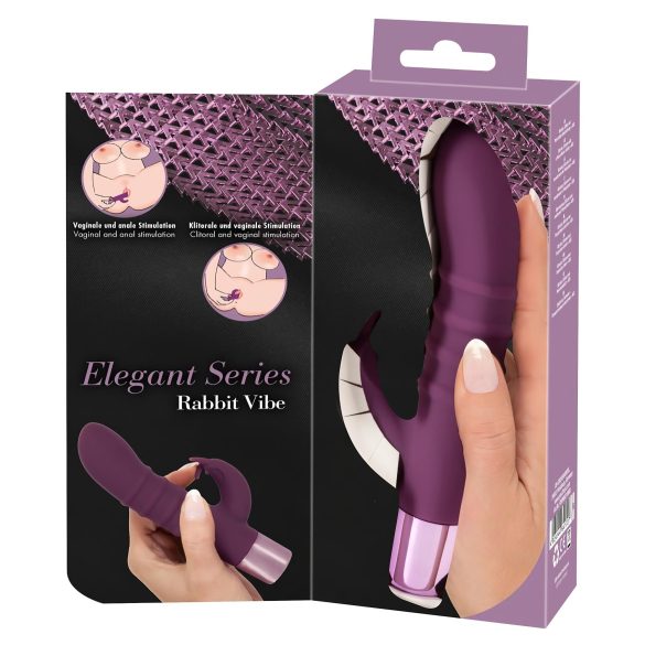 Rabbit Vibe - vibromasseur G-point avec stimulateur clitoridien (violet)