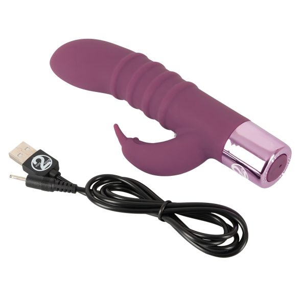 Rabbit Vibe - vibromasseur G-point avec stimulateur clitoridien (violet)