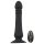 Velours Noir - vibromasseur anal rechargeable et pulsant (noir)