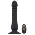 Velours Noir - vibromasseur anal rechargeable et pulsant (noir)