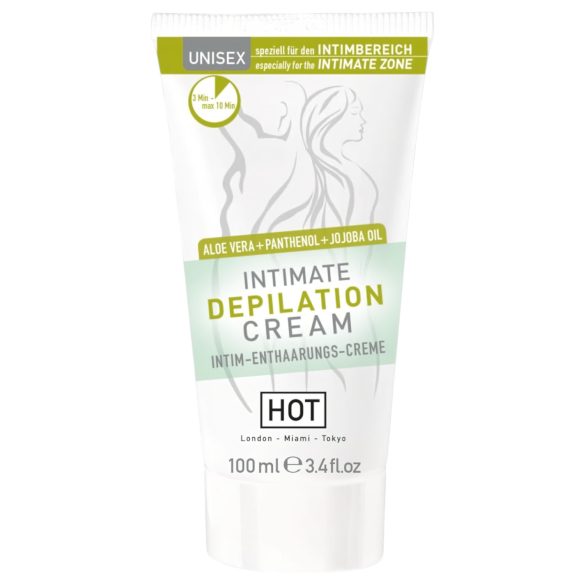 HOT Intimate - Crème dépilatoire intime avec spatule (100ml)