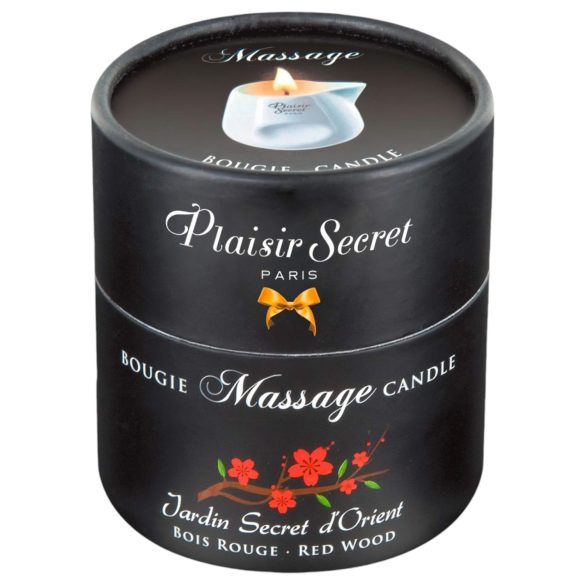 Plaisirs Secrets Red Wood - Bougie de Massage (80ml)