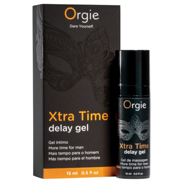 Orgie Xtra Time - Gel Retardant d'Éjaculation pour Hommes (15ml)