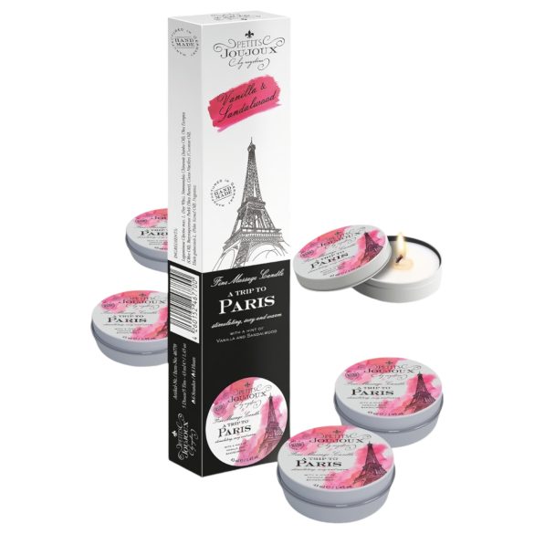 Petits Joujoux Paris - bougie de massage - vanille-santal (5x43ml)