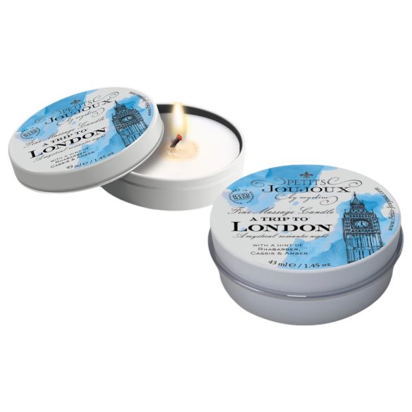 Petits Joujoux London - bougie de massage - rhubarbe-ambre (43ml)