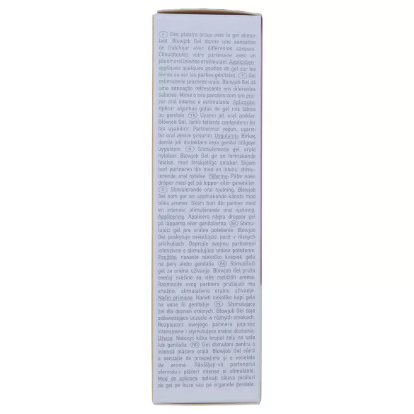 Blowjob Gel - gel lubrifiant oral - goût vanille - 50ml