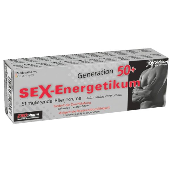 Crème pénis énergisante 50+