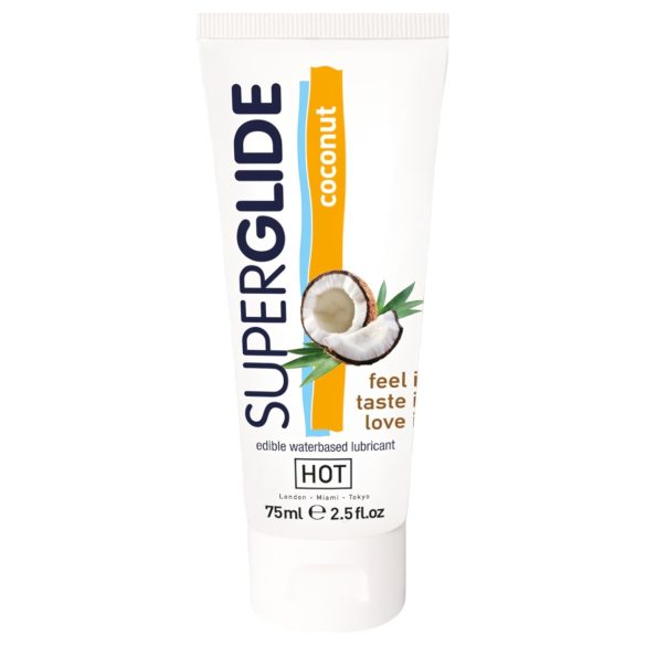 HOT Superglide Noix de Coco - Lubrifiant Comestible (75ml)