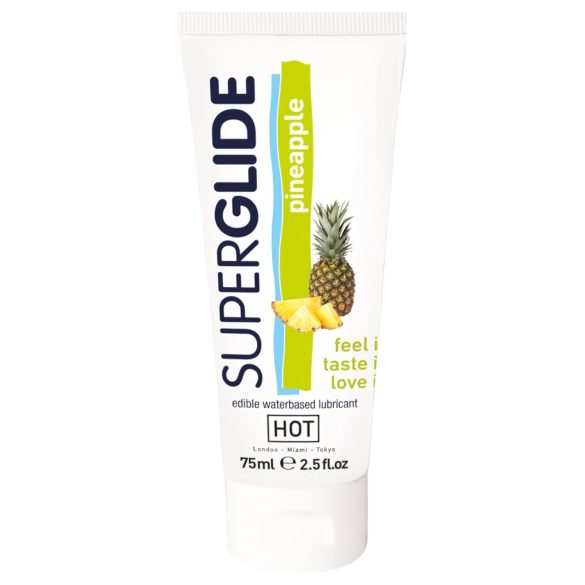 HOT Superglide Ananas - Lubrifiant Comestible (75 ml)