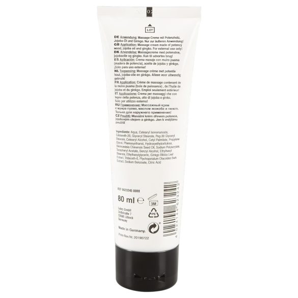 Acier érection - crème pour érection homme - 80ml