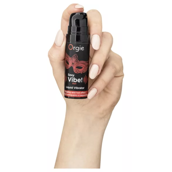Orgie - Gel intime chauffant fraise - vibromasseur liquide 15ml