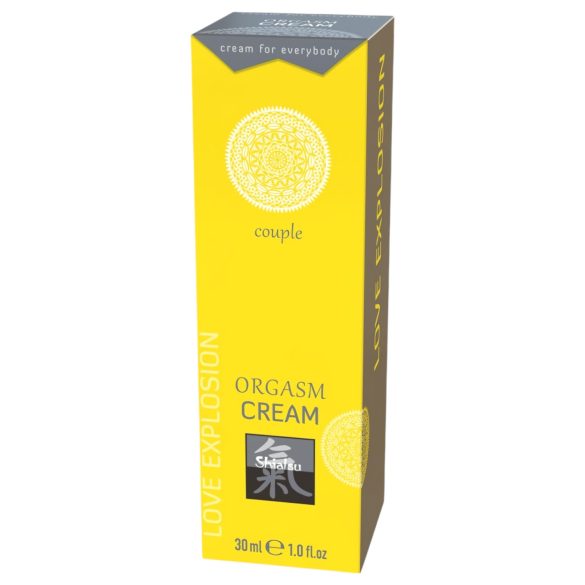 Shiatsu Orgasm - crème intime pétillante unisexe (30ml)