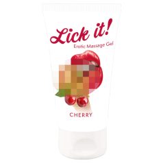 Lick it! - Lubrifiant comestible 2en1 cerise (50ml)