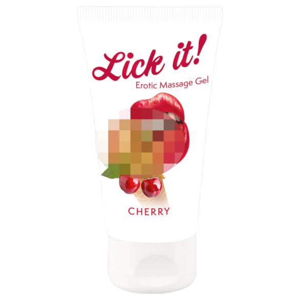 Lick it! - Lubrifiant comestible 2en1 cerise (50ml)
