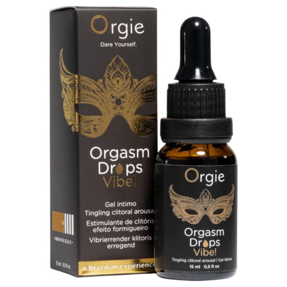 Gouttes d'Orgasme Orgie - Gel Intime Vibrant pour Femmes (15ml)