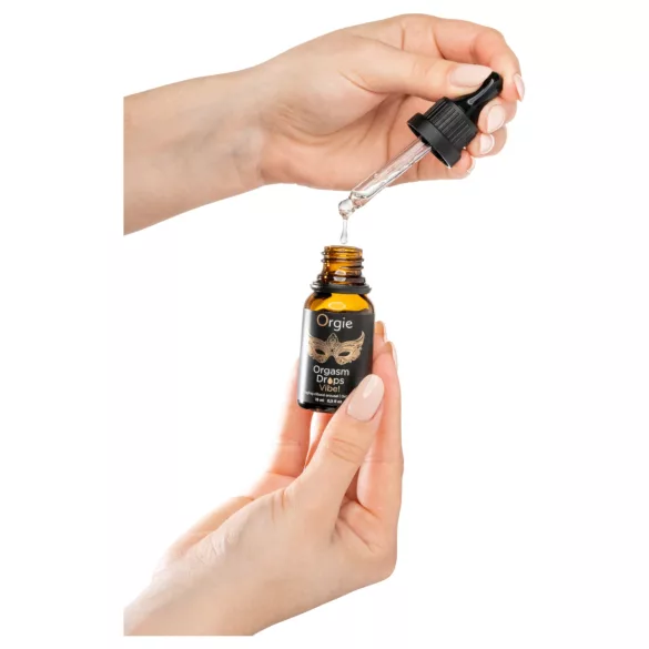 Orgie Orgasm Drops Vibe - gel intime stimulant effet picotements pour femmes (15 ml)