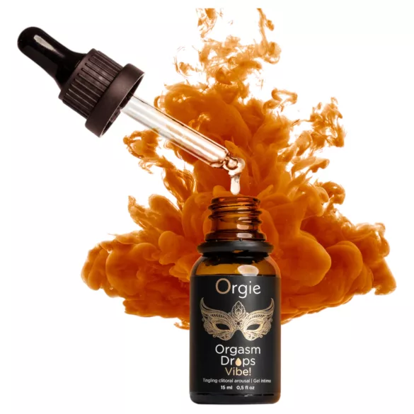 Orgie Orgasm Drops Vibe - gel intime stimulant effet picotements pour femmes (15 ml)