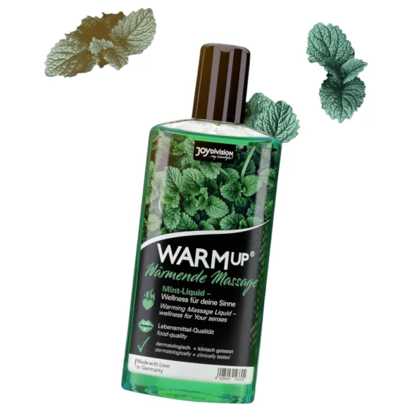 JoyDivision - huile de massage chauffante - menthe - 150ml