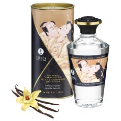 Shunga - Huile de massage chauffante à la vanille (100 ml)