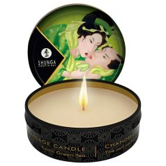 Shunga - Bougie de massage thé vert (30ml)