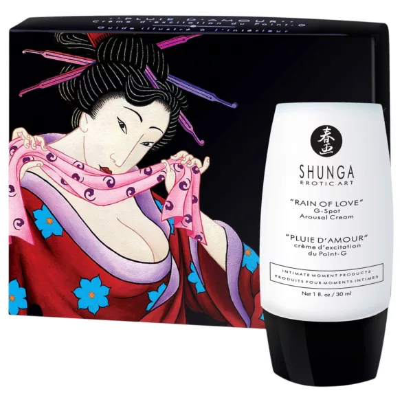 Shunga Rain of Love - crème stimulante pour le point G pour femmes (30 ml)