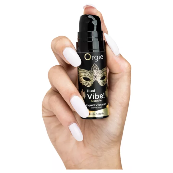 Orgie - gel stimulant effet vibrant - goût piña colada - 15ml