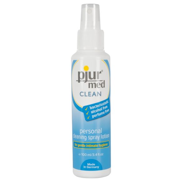 Spray désinfectant intime et produit Pjur (100 ml)