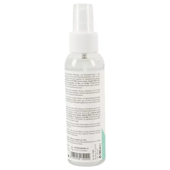 JoyDivision Clean Safe - spray désinfectant et nettoyant - 100ml