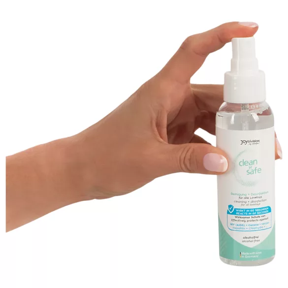 JoyDivision Clean Safe - spray désinfectant et nettoyant - 100ml