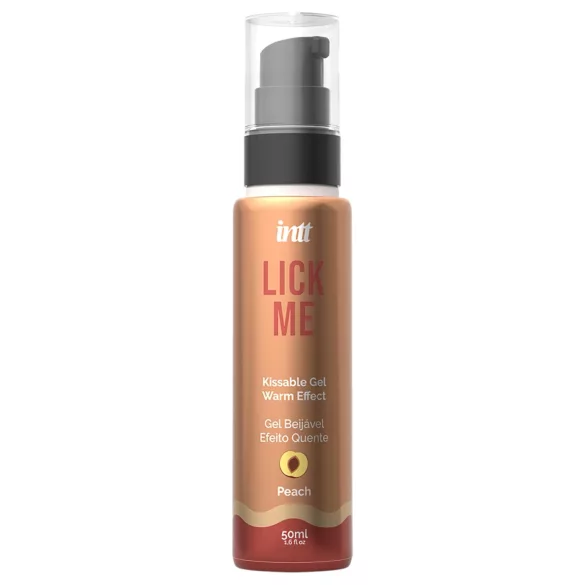 Intt - gel lubrifiant effet chauffant - pêche - 50ml