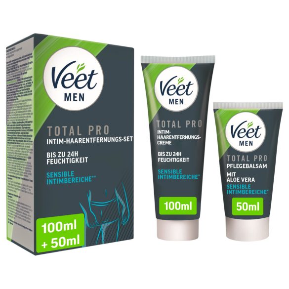 Veet - Crème et Baume Dépilatoire Intime pour Hommes (100+50ml)