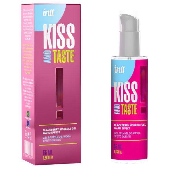 Intt Kiss and Taste - gel lubrifiant chauffant - mûre (55ml)