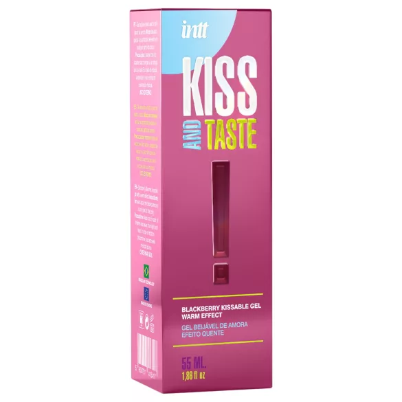 Intt Kiss and Taste - gel lubrifiant chauffant - mûre - 55ml