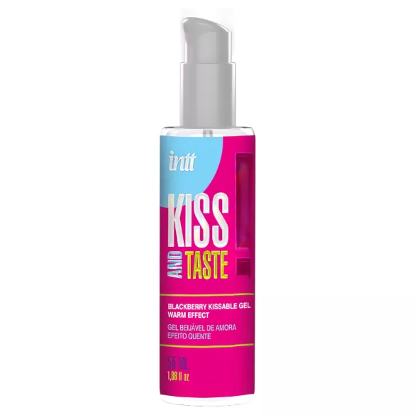 Intt Kiss and Taste - gel lubrifiant chauffant - mûre - 55ml