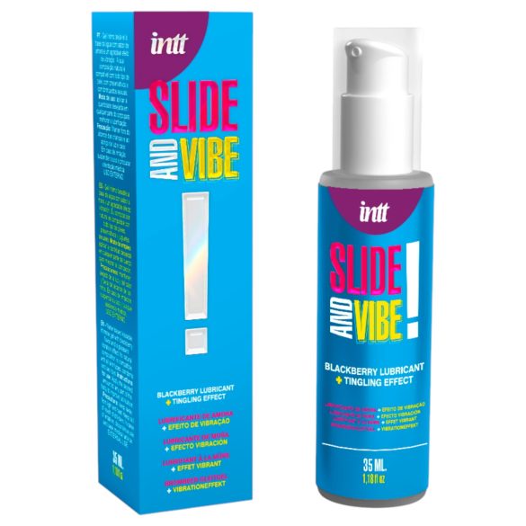 Intt - Gel lubrifiant intime comestible et pétillant - Mûre (35ml)