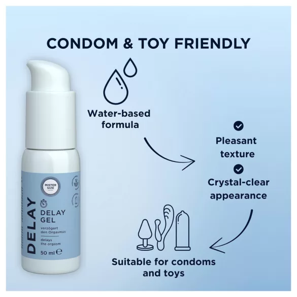 Mister Size - gel retardateur d'éjaculation - 50ml