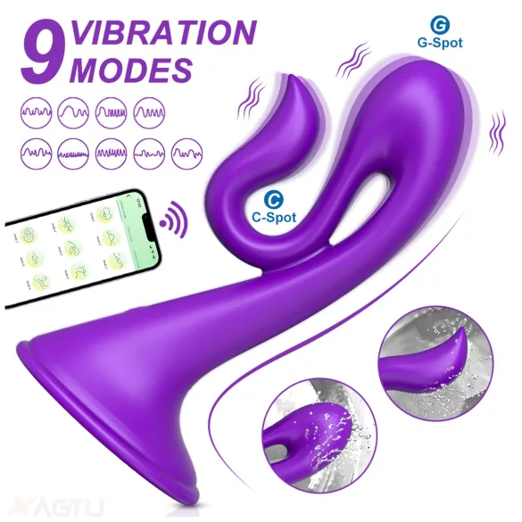 AlvUp - Vibromasseur point G (violet)