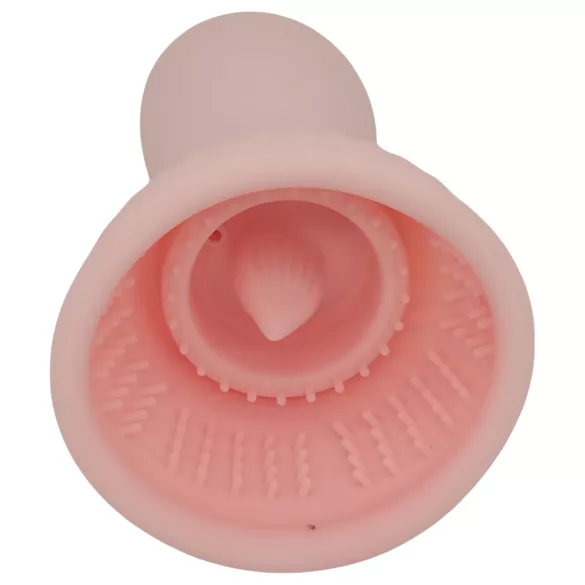 Lonely - stimulateur seins succion et léchage rechargeable étanche - rose