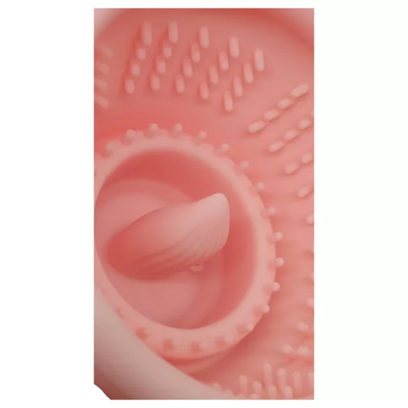 Lonely - stimulateur seins succion et léchage rechargeable étanche - rose