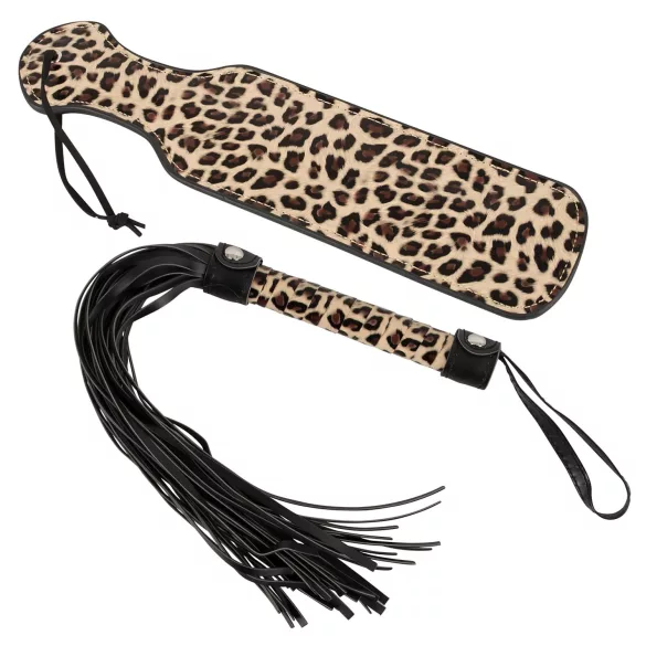 Master & Slave - Kit bondage - accessoire jeu de contrainte - marron noir