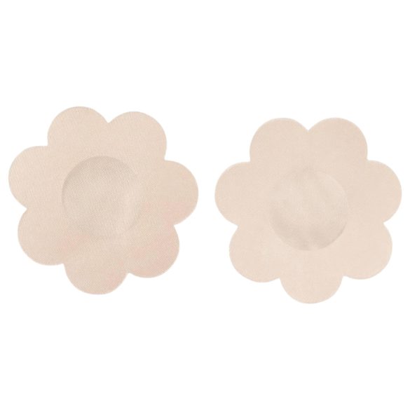 Cottelli - cache-tétons fleur - silicone nude - lot de 12