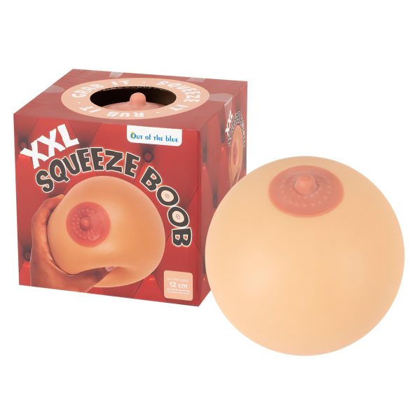 Balle anti-stress XXL - seins (naturel)