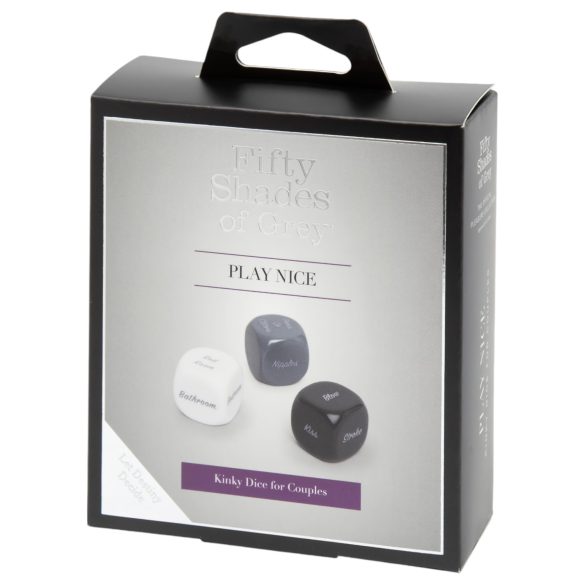 Cinquante nuances de Grey - Coffret dés coquins (3 pcs)