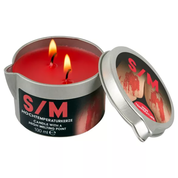BDSM High Temperature - bougie de massage corps - paraffine chaude - 100ml