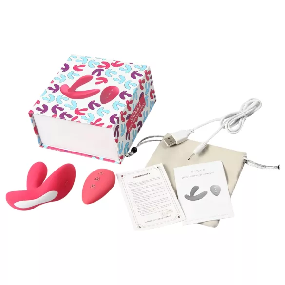 Cotoxo - masseur prostatique vibrant télécommandé - silicone rouge