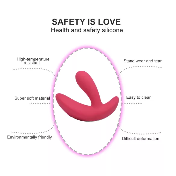 Cotoxo - masseur prostatique vibrant télécommandé - silicone rouge
